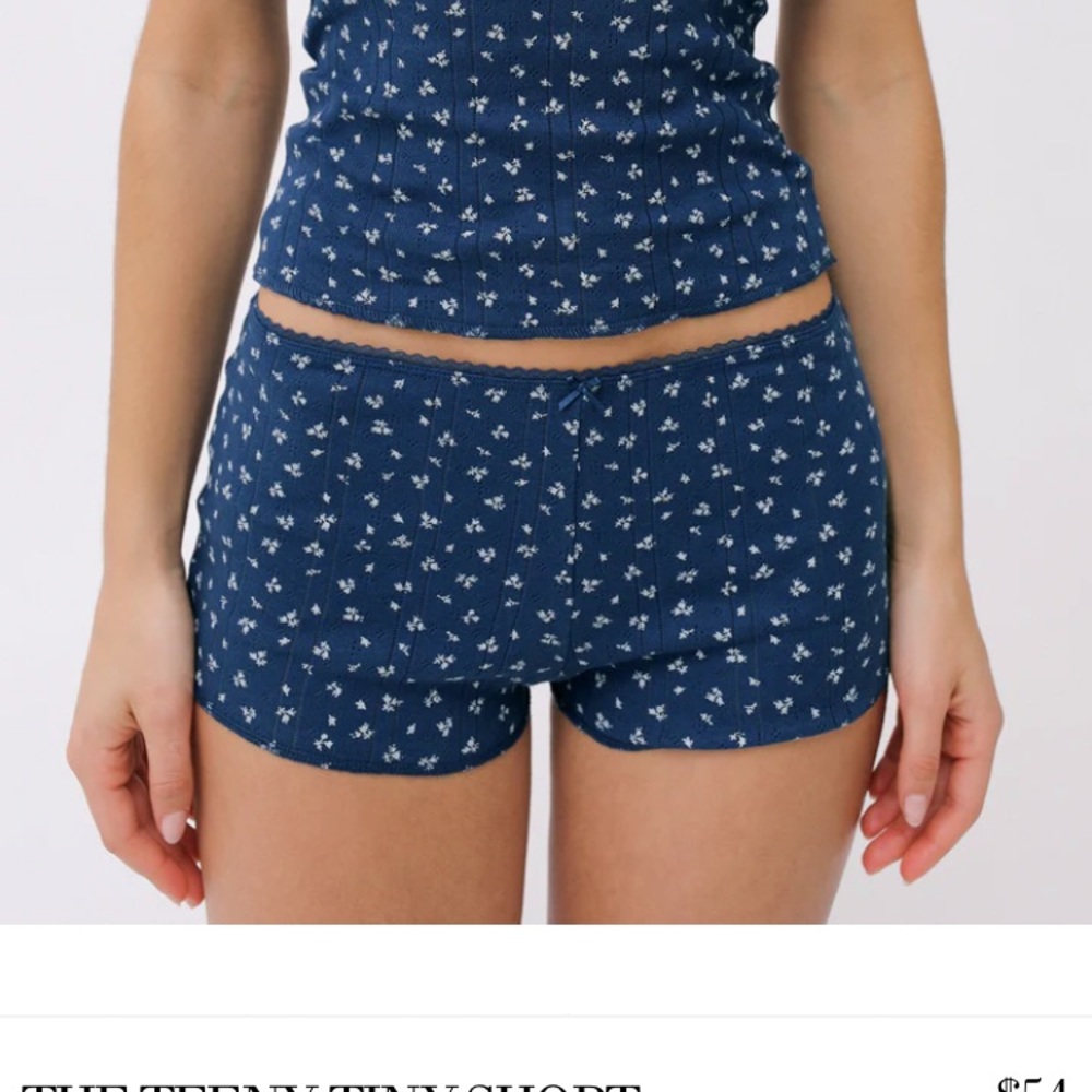 Cou Cou intimates Pointelle Tiny Shorts